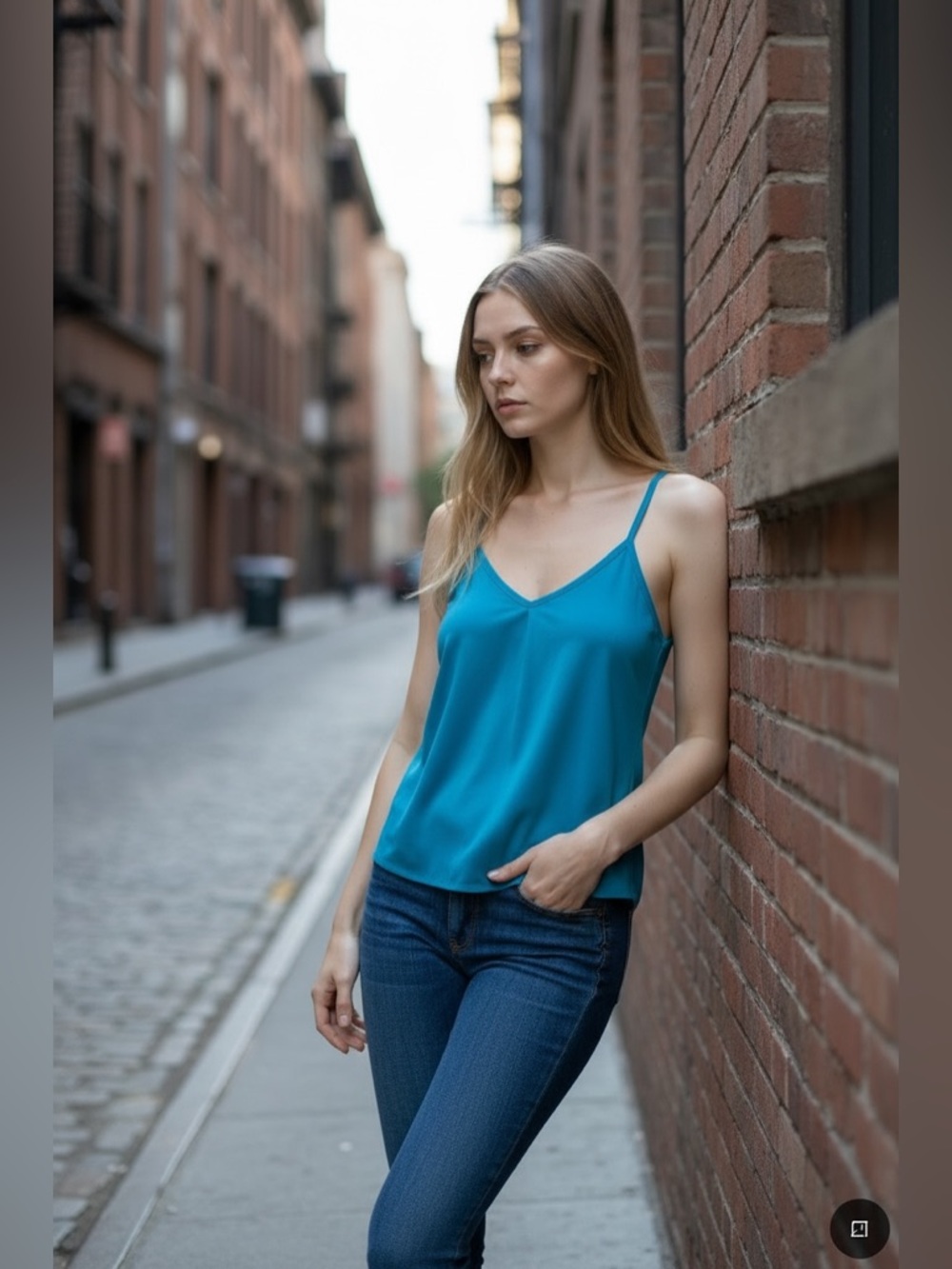 Lush Teal Camisole Top